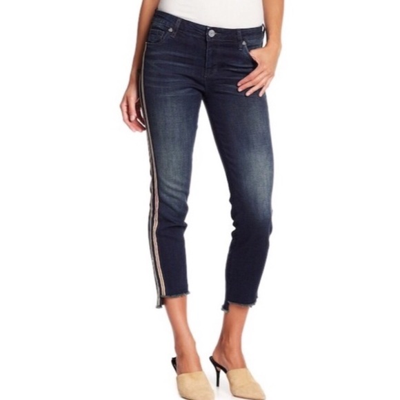 Kut from the Kloth Denim - kut from the kloth 'emma' raw hem cropped jeans